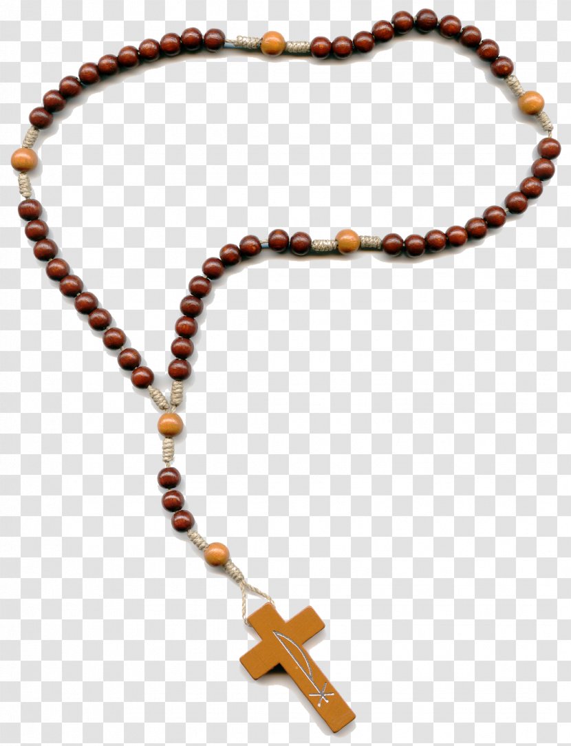 Rosary Prayer Beads Catholic Church - Mary - Chain Transparent PNG