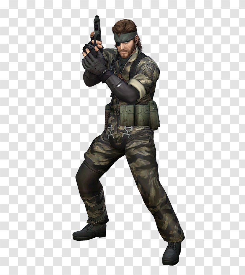 Project M Super Smash Bros. Brawl Solid Snake For Nintendo 3DS And Wii U Metal Gear 3: Eater - Military Organization - Snakes Transparent PNG