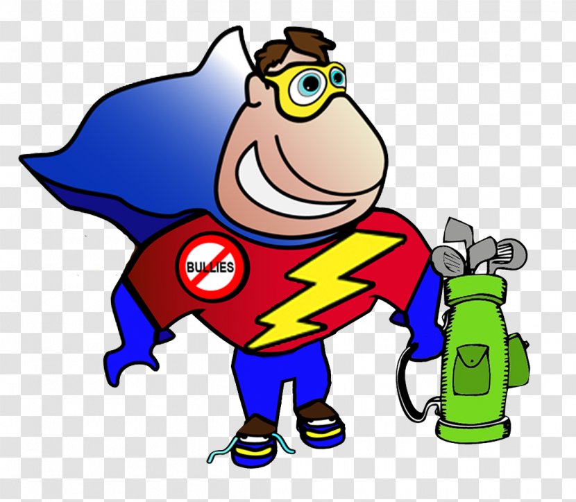 Golf Clubs Superhero Course Clip Art - Artwork - Kid Clipart Transparent PNG