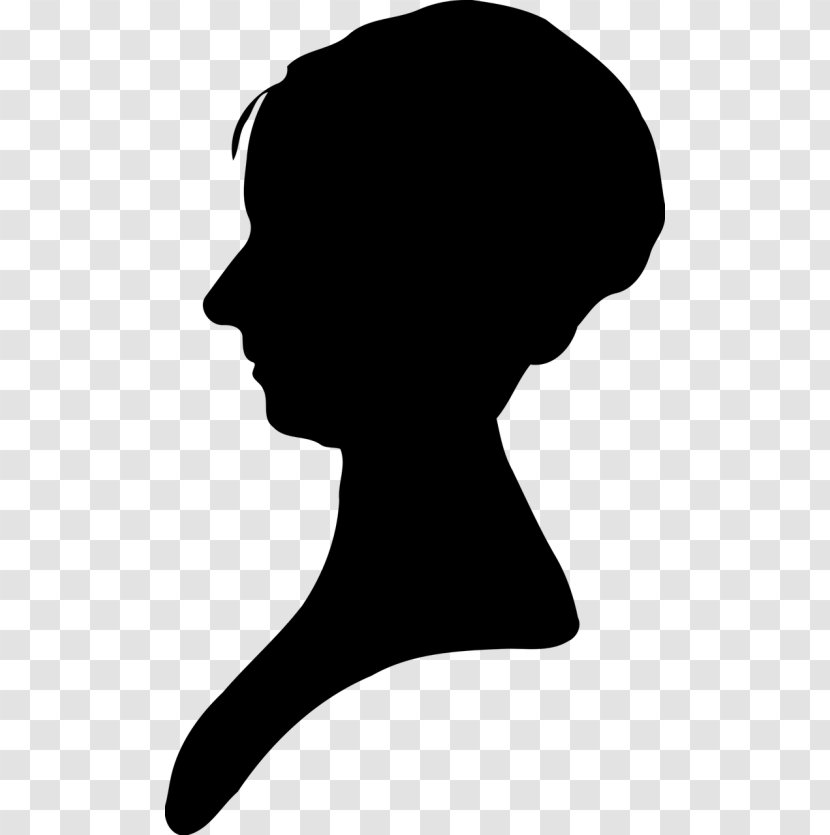 Woman Hair - Nose - Line Art Black Transparent PNG