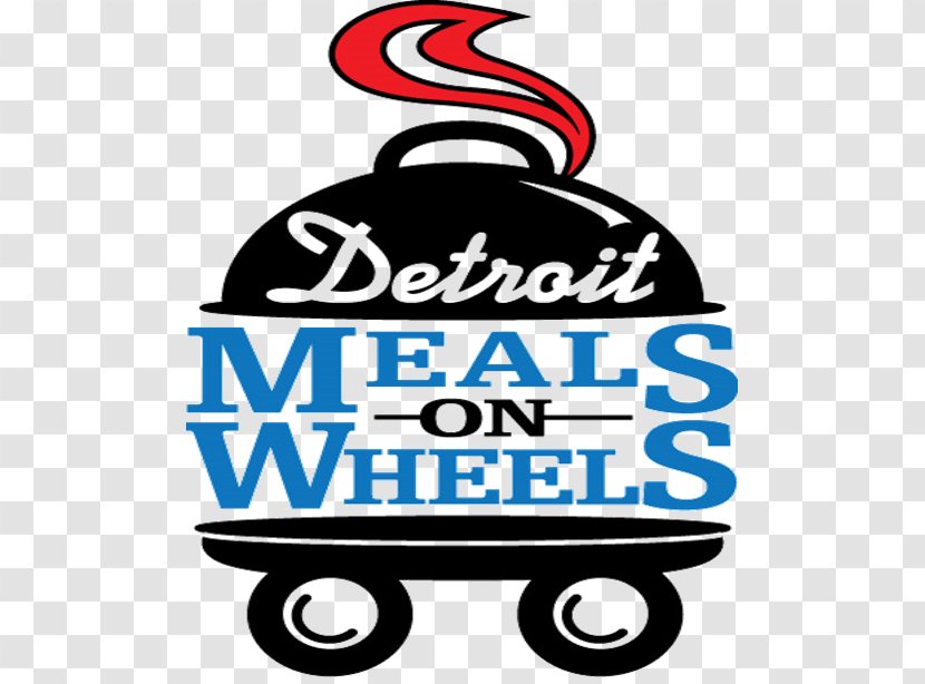 Detroit Area Agency On Aging Meals Wheels Organization Clip Art - Signage - Black And White Transparent PNG