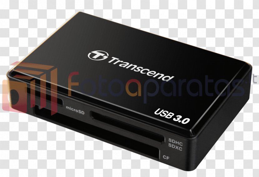Memory Card Readers Secure Digital Flash Cards USB 3.0 - Reader Transparent PNG
