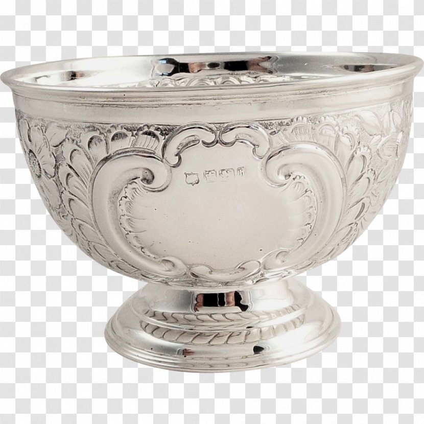 Silver Bowl Cup Transparent PNG