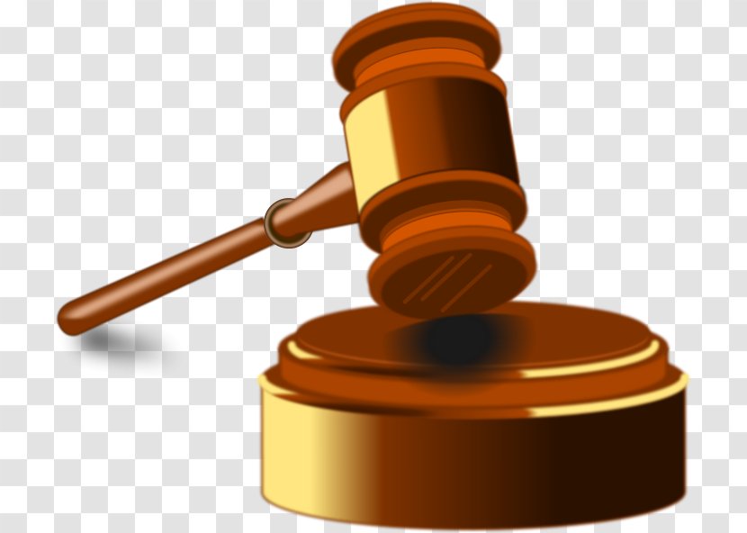 Library Cartoon - Gavel - Copper Metal Transparent PNG