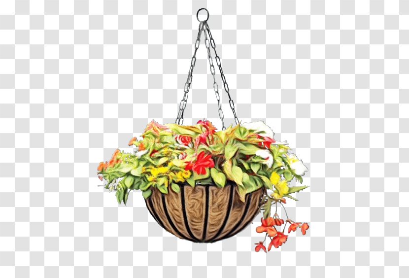 Floral Design - Basket - Perennial Plant Cut Flowers Transparent PNG
