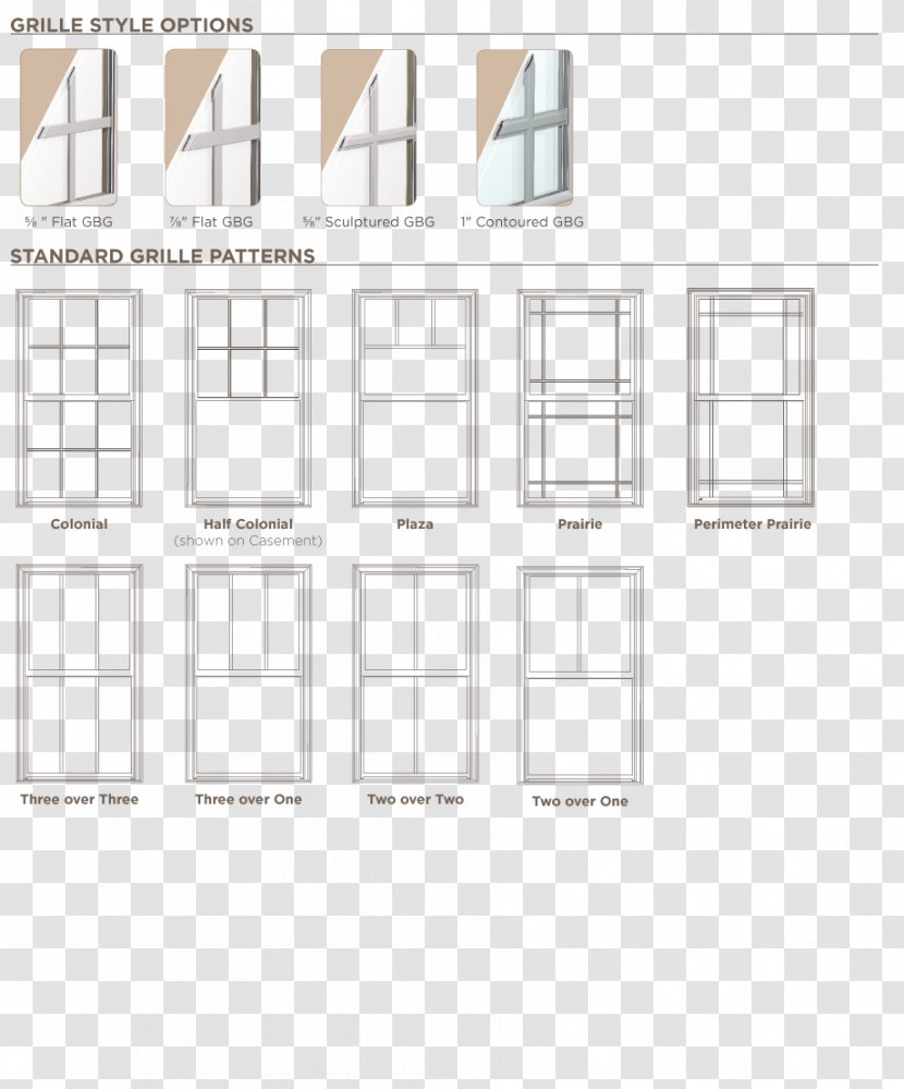 Replacement Window Andersen Corporation Grid - Area Transparent PNG