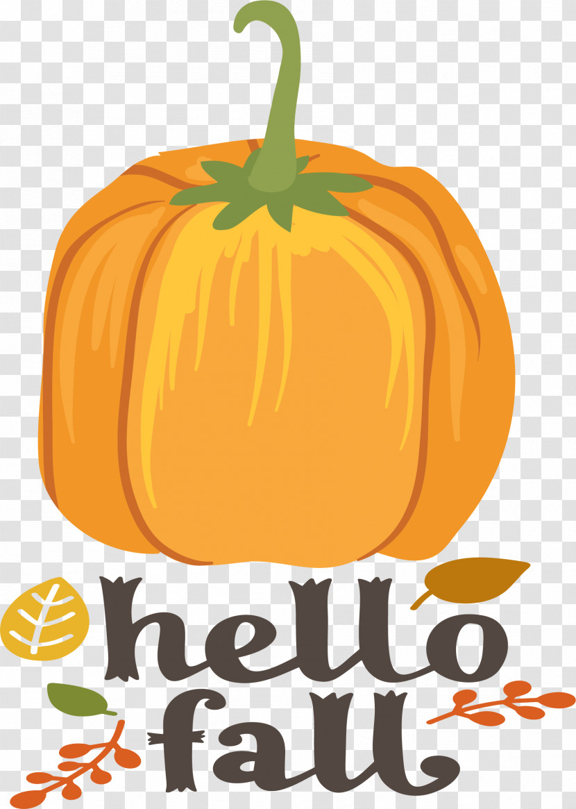 Hello Fall Fall Autumn Transparent PNG