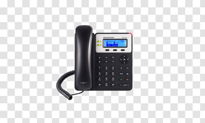 Grandstream GXP1625 VoIP Phone Networks Telephone Voice Over IP - Digital Enhanced Cordless Telecommunications - Business Transparent PNG