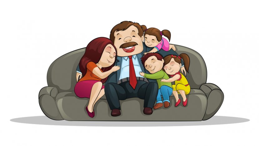 Couch Family Clip Art Transparent PNG
