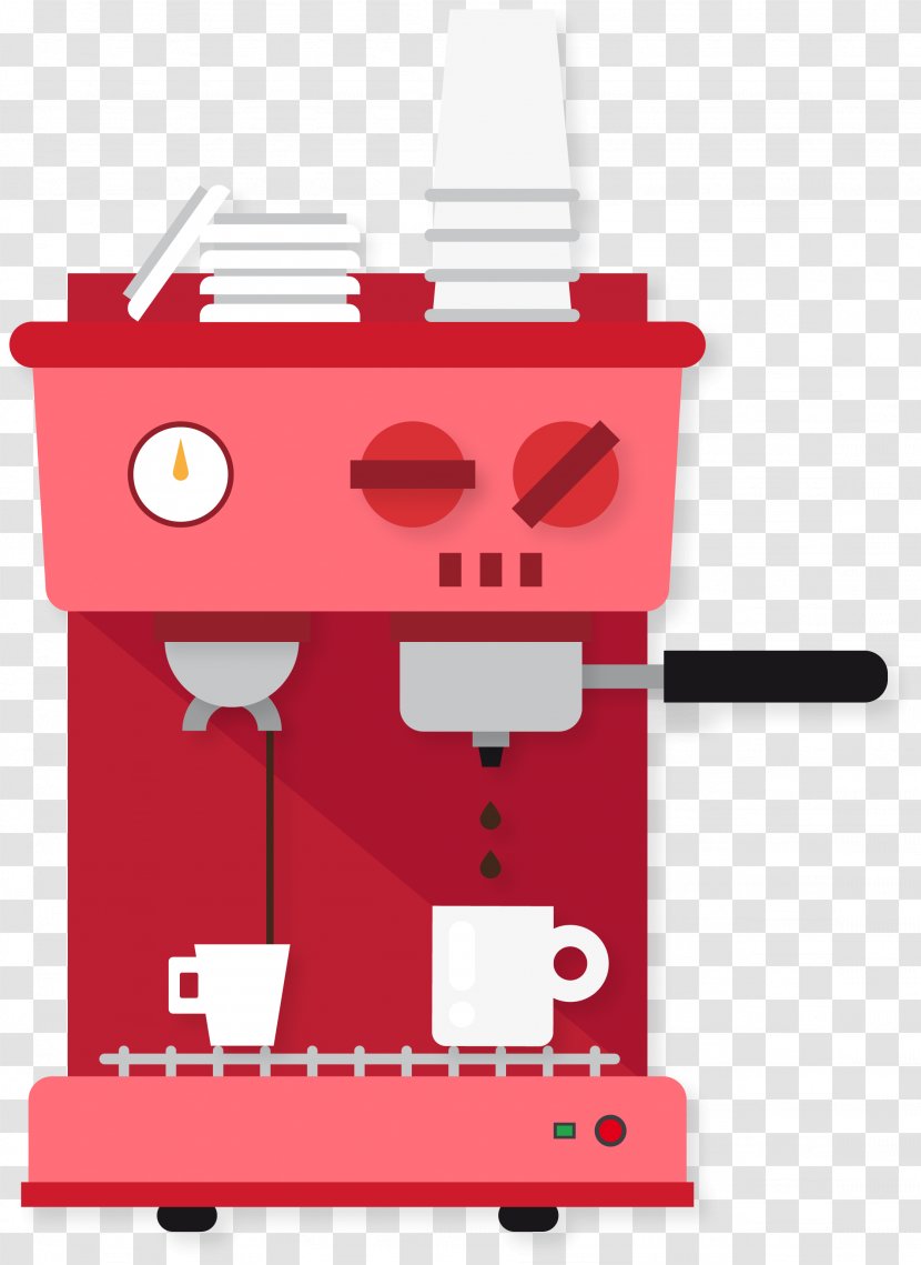 Instant Coffee Espresso Latte Cafe - Machine Transparent PNG