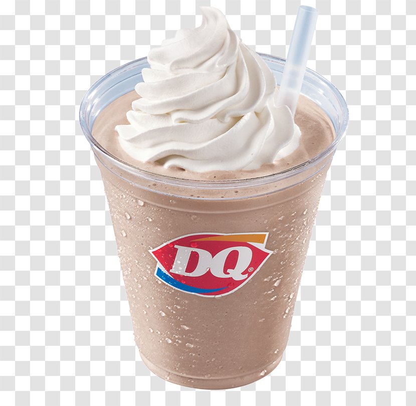 Milkshake Smoothie Cream Dairy Queen - Vanilla - Milk Transparent PNG