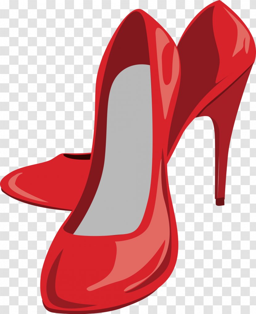 Clip Art High-heeled Shoe Stiletto Heel Openclipart - High Heels Icon Transparent PNG