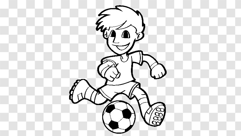 Football Player Coloring Book Sport - Cartoon Transparent PNG