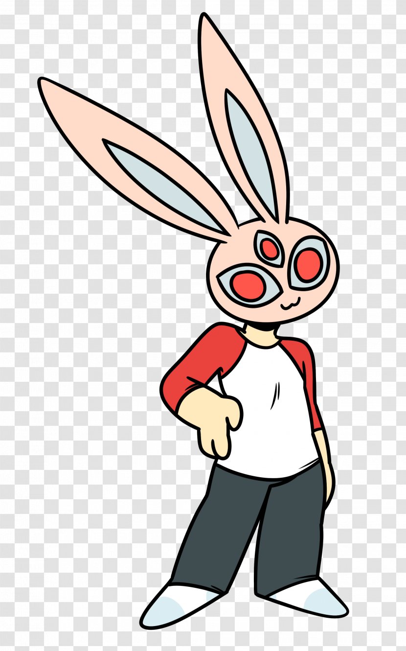 Domestic Rabbit Hare Cartoon Clip Art - Rabits And Hares - Aum Transparent PNG