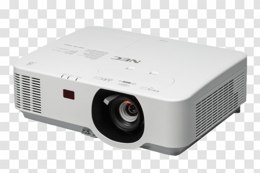 NEC Display NP-P LCD Projector Multimedia Projectors Wide XGA Solutions P474U 1920 X 1200 4700 Lumens 10,000:1 RJ45 - Technology Transparent PNG