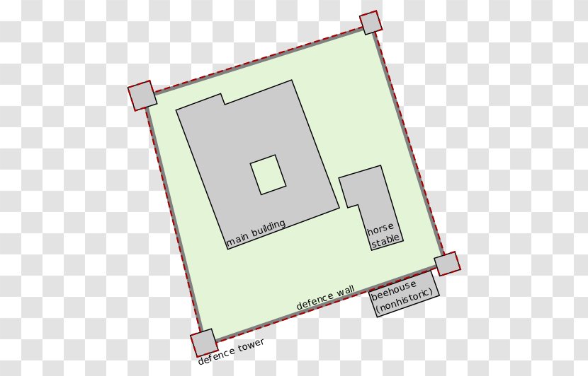 Brand Line House - Floor Plan - Road Map Infography Aerial View Transparent PNG