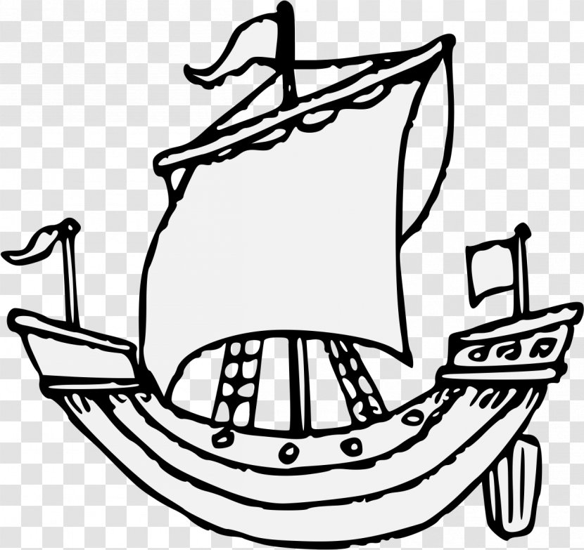 Book Drawing - Sailing Sailboat Transparent PNG