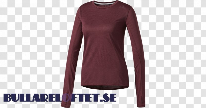 Long-sleeved T-shirt Neck - Magenta - Adidas Transparent PNG