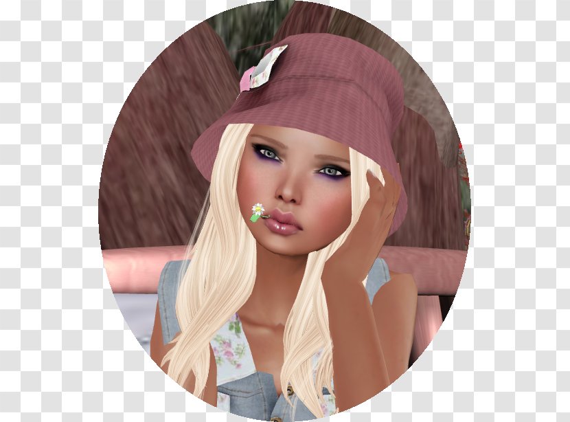 Sun Hat Blond Barbie Brown Hair - Human Color Transparent PNG