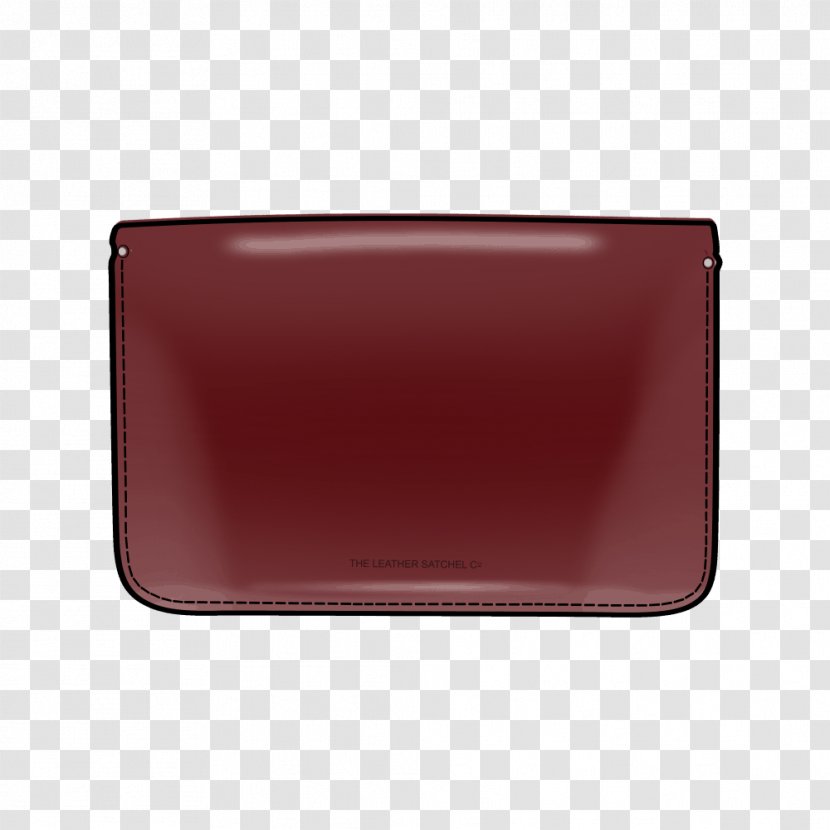 Leather Wallet - Oxblood Red Transparent PNG