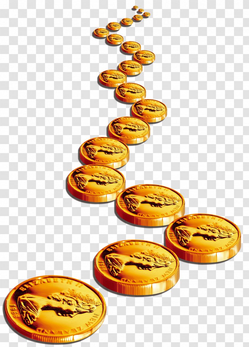 Gold Coin - Road Transparent PNG