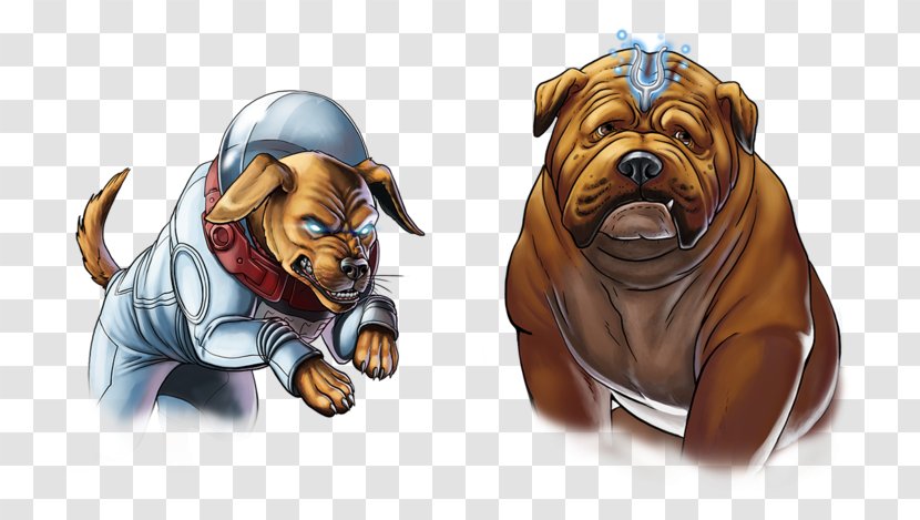 Dog Breed Puppy Lockjaw Cosmo The Spacedog - And Pet Avengers - Fantastic Blue Cresent Transparent PNG