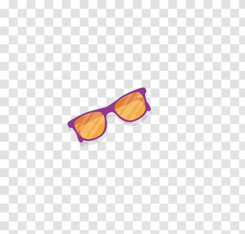 Sunglasses Yellow Wallpaper - Cartoon Transparent PNG