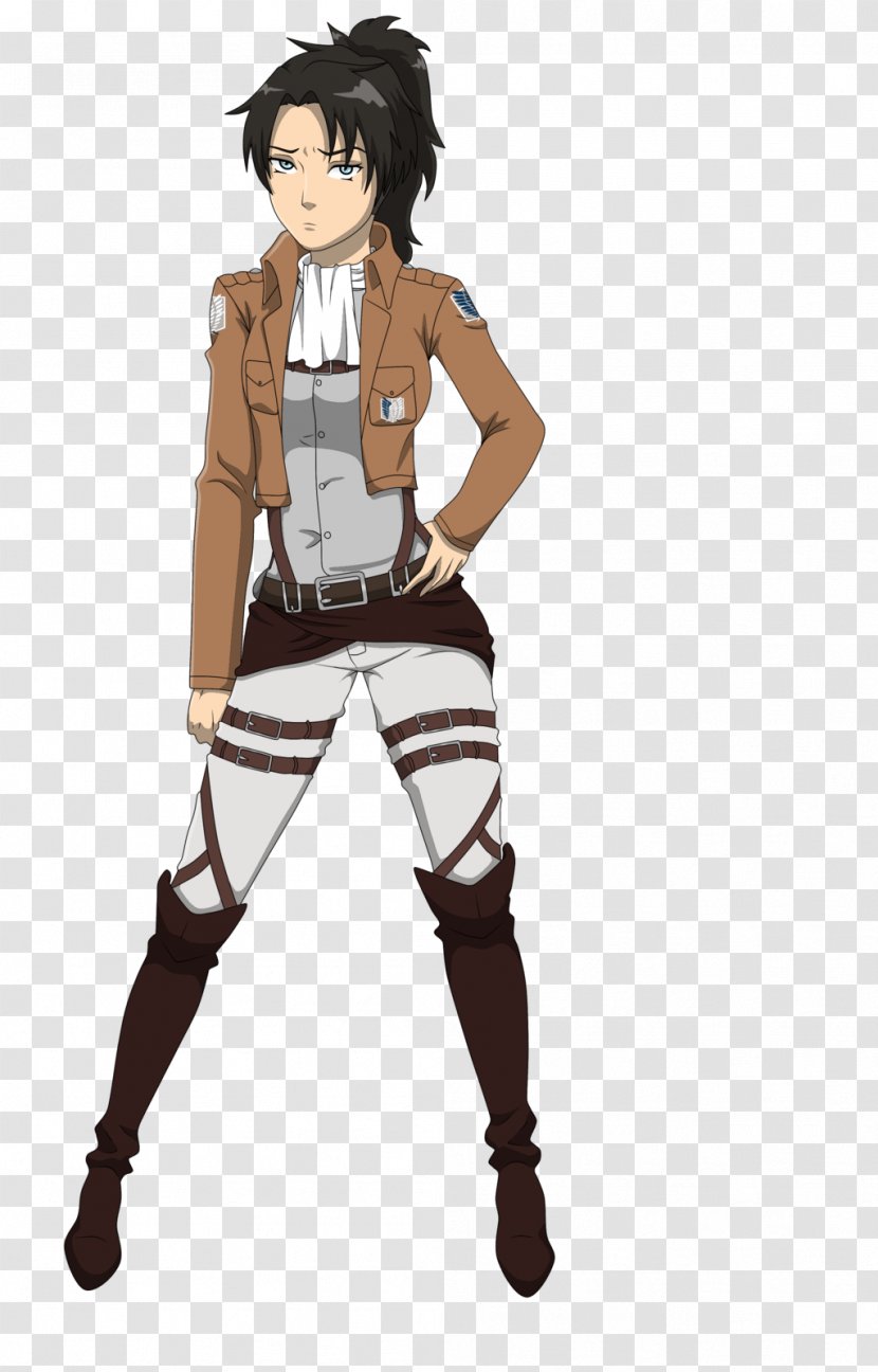 Attack On Titan Levi Strauss & Co. Eren Yeager Clothing - Cartoon - Version Transparent PNG