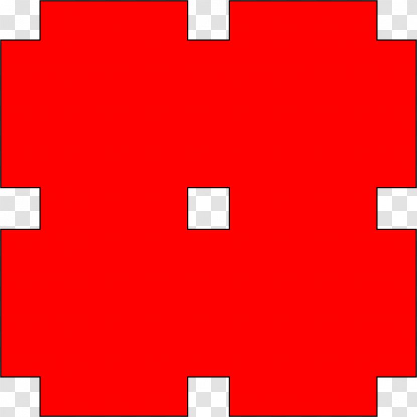 Rectangle Area Square Pattern - Red - City Life Transparent PNG