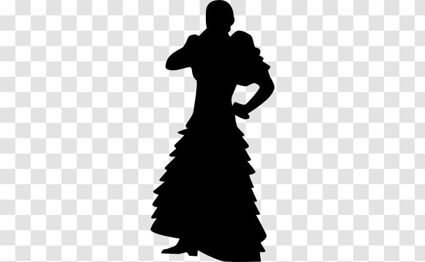 Dress Silhouette Download Dance - Hand Transparent PNG