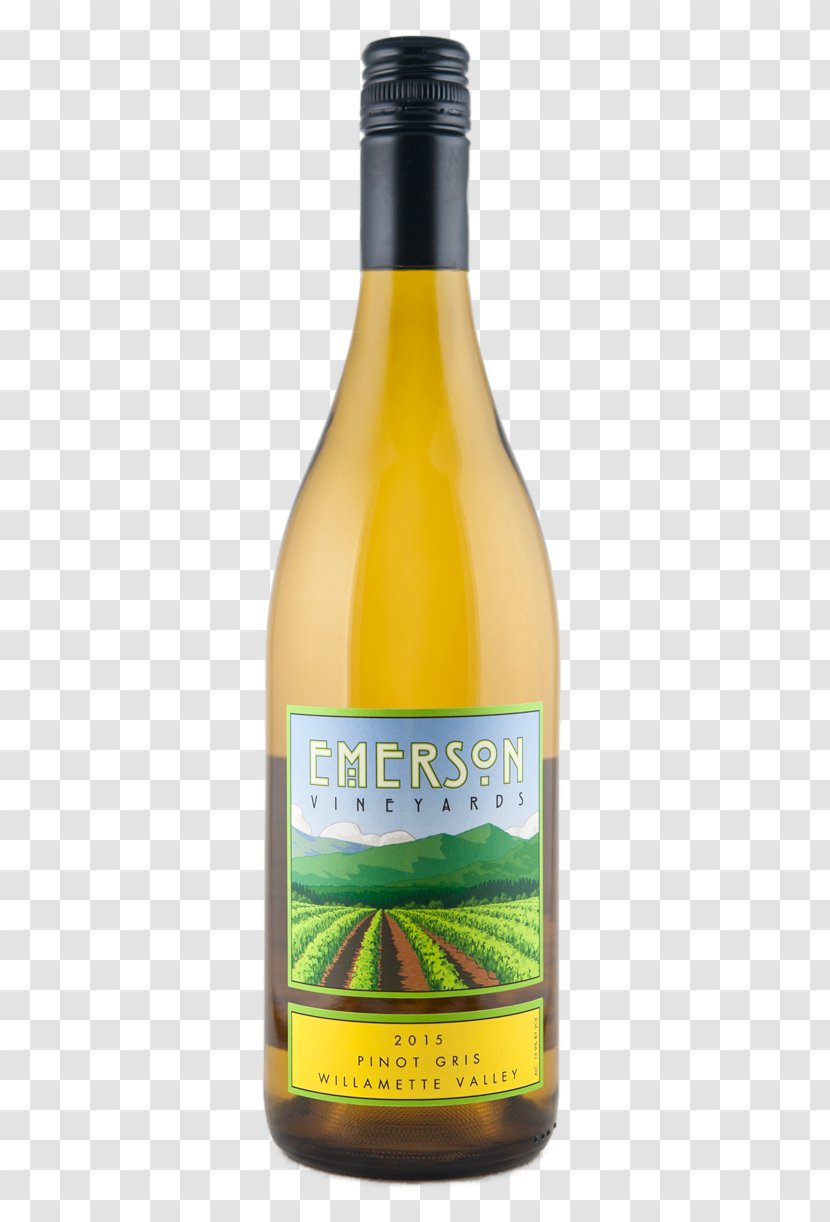 Pinot Gris White Wine Willamette Valley Vineyards Liqueur Transparent PNG