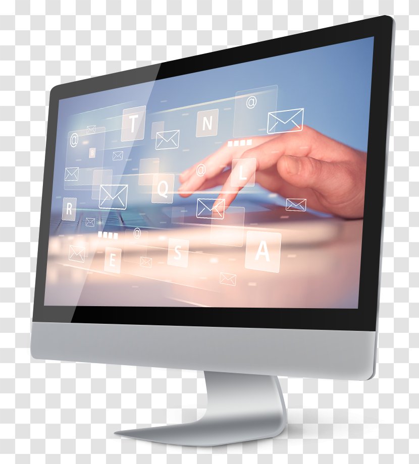 Computer Monitors Personal Output Device Flat Panel Display Desktop Computers - Sales Person Transparent PNG