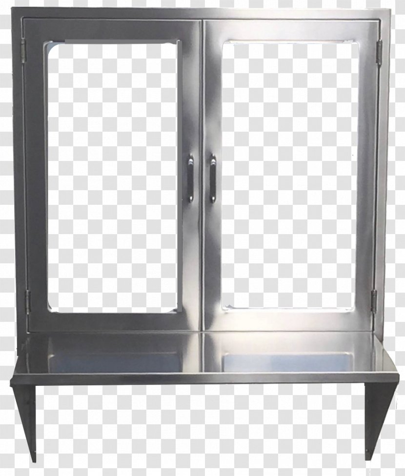 Window Hospital Table Stainless Steel Cabinetry - Metal - Pass Through The Toilet Transparent PNG