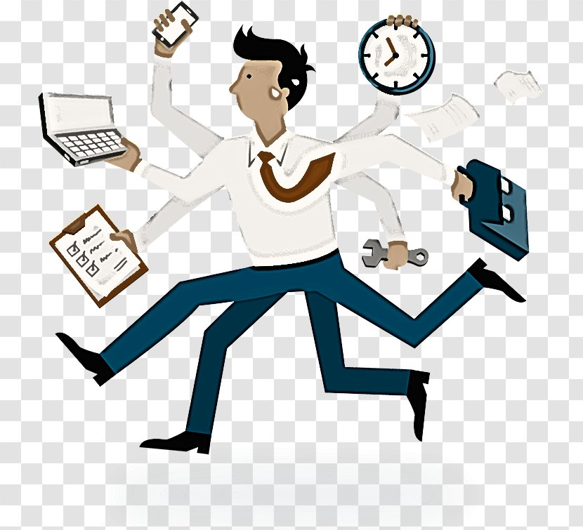 Cartoon Job Business White-collar Worker - Whitecollar Transparent PNG