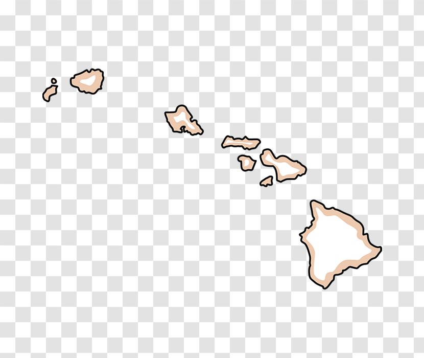 Kohala, Hawaii Island Map Clip Art - Hawaiian Islands - Posters Transparent PNG