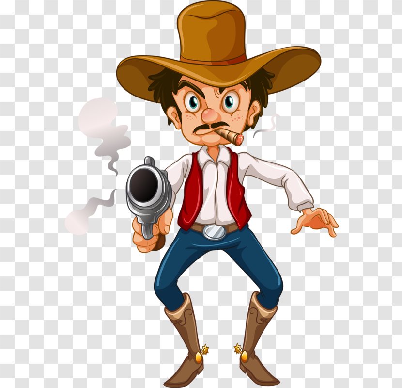 Cowboy Cartoon Drawing Clip Art - Stock Photography - Wild West Transparent PNG