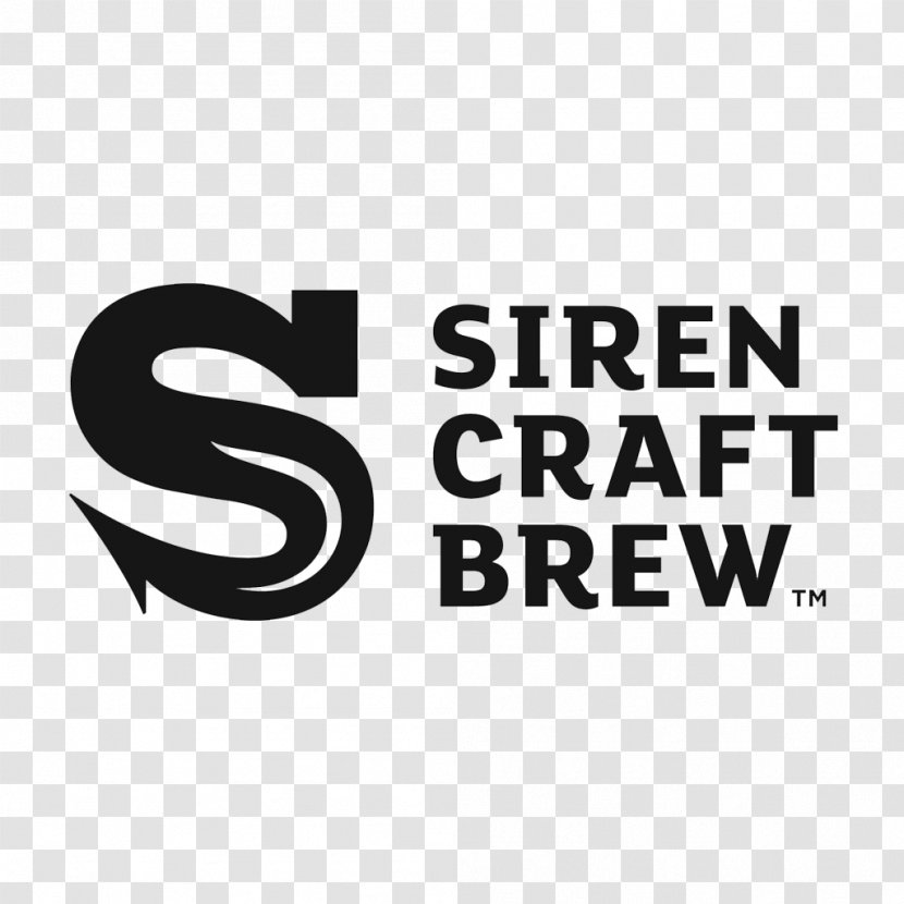 Siren Craft Brew Logo Beer Brand Font - Text Transparent PNG