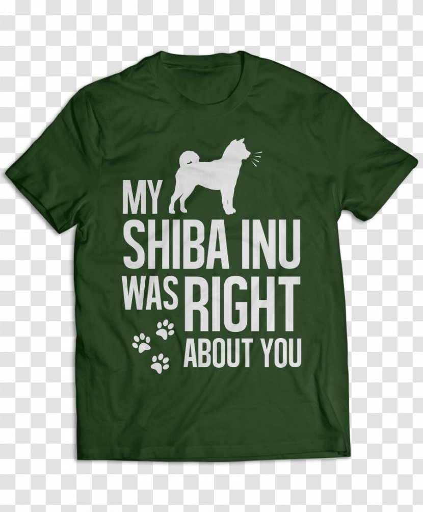 T-shirt Shiba Inu Sleeve Logo - Dog Transparent PNG