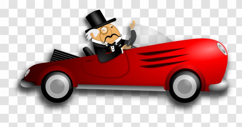 Cartoon Vehicle Clip Art - Red - Car Transparent PNG