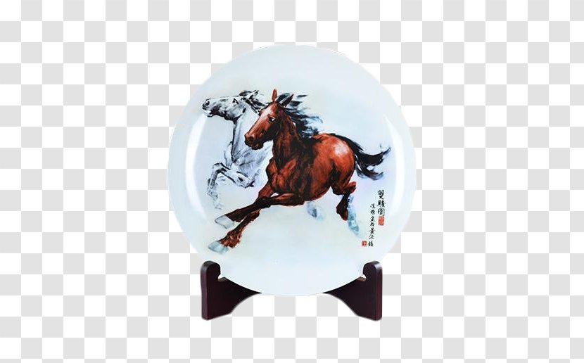 Porcelain Tmall Taobao Chinese Painting - Birdandflower - Mustang Decoration Transparent PNG