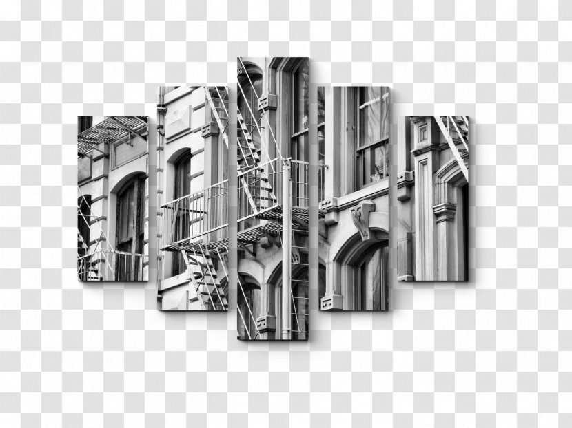 Fire Escape Staircases New York City Building Stock Photography Transparent PNG