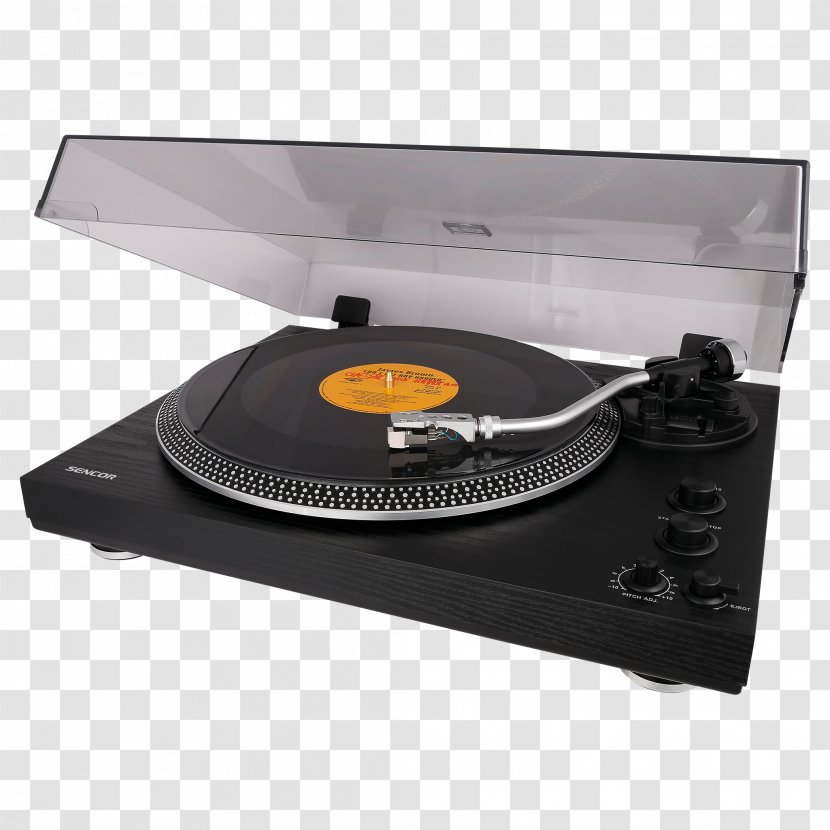 Gramophone Sencor Phonograph Record USB CD Player - Electronics - Turntable Transparent PNG