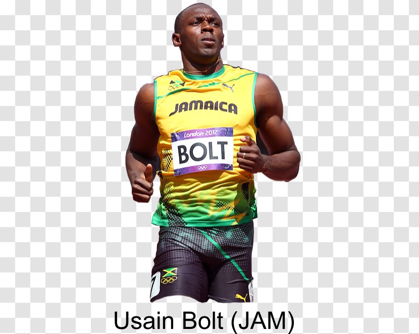 Usain Bolt Athlete 2012 Summer Olympics - Outerwear Transparent PNG