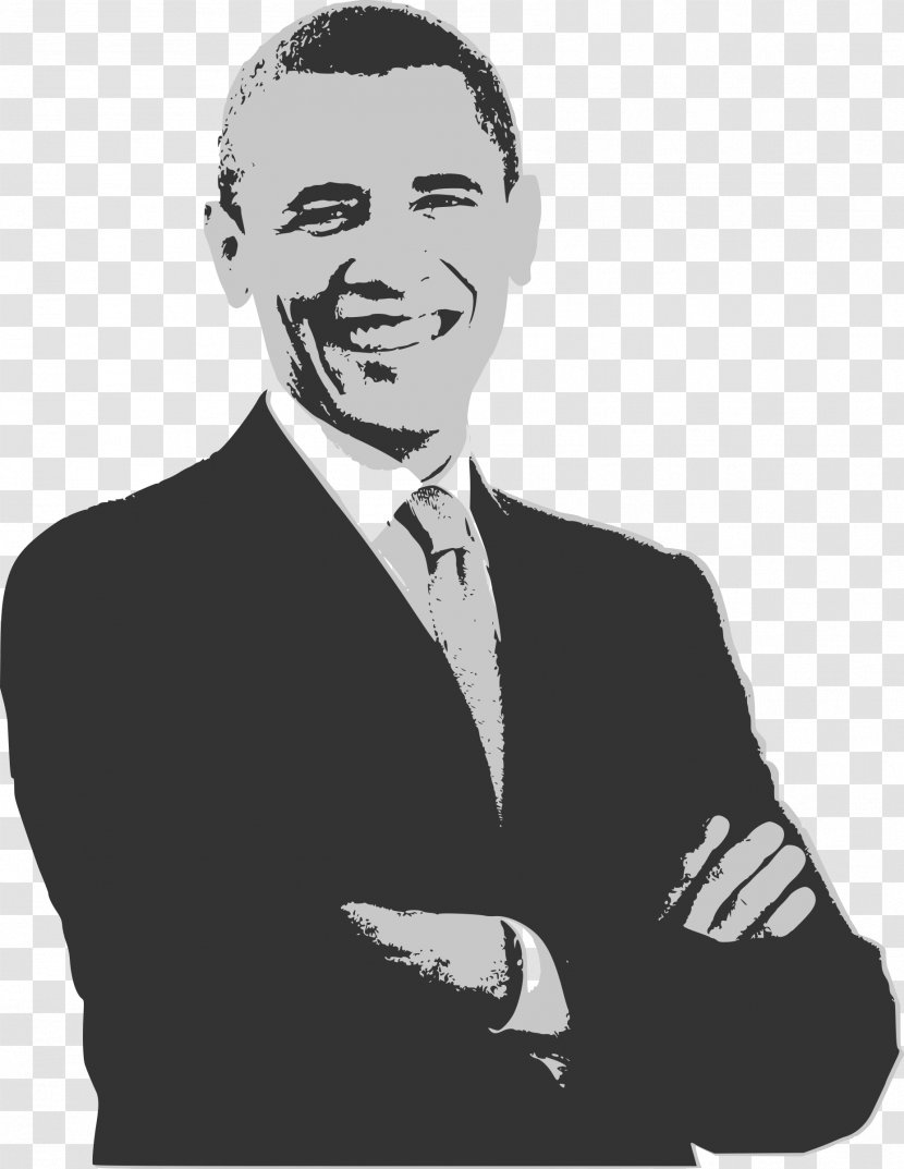 United States Royalty-free Clip Art - Monochrome - Barack Obama Transparent PNG