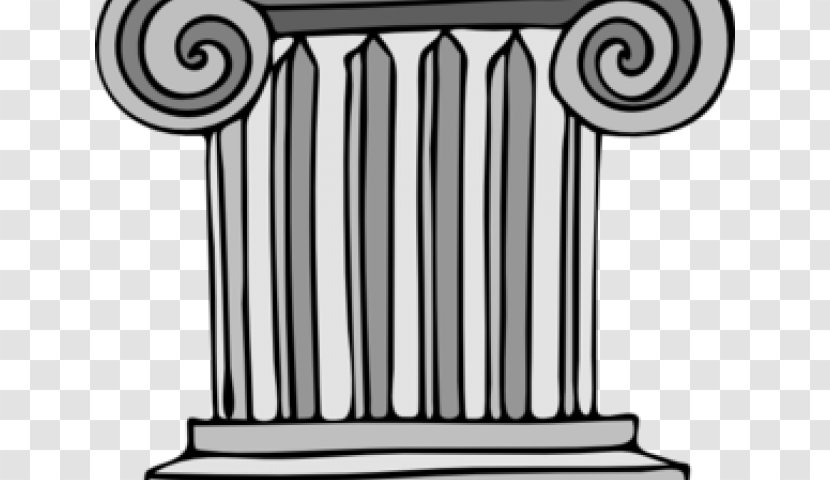 Clip Art Column Vector Graphics Openclipart Doric Order - Ancient Roman Architecture Transparent PNG