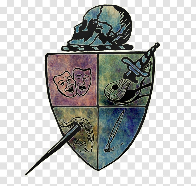 Coat Of Arms Tau Kappa Epsilon - Shield - Minstrel Symbol Transparent PNG