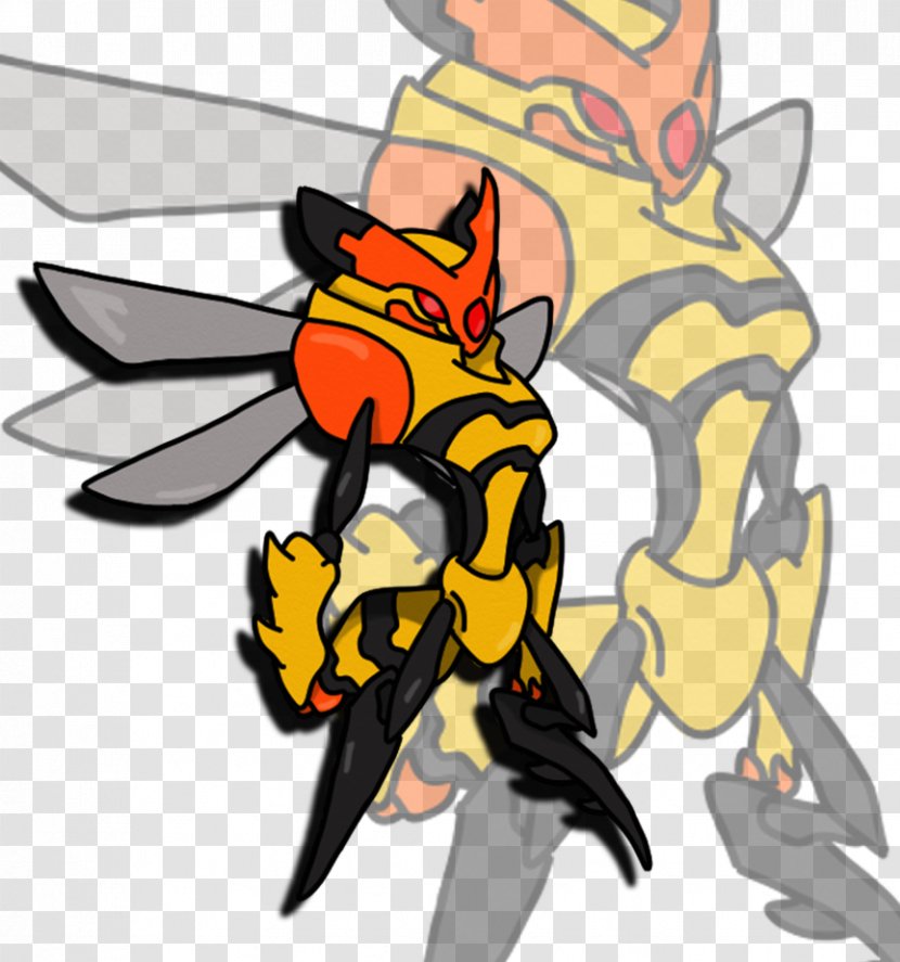 Vespiquen Combee Beedrill Pokémon - Artwork - Bee Transparent PNG