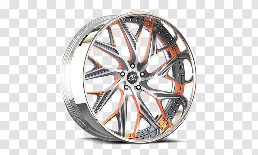 Alloy Wheel Rim Spoke Forging - Paint Transparent PNG