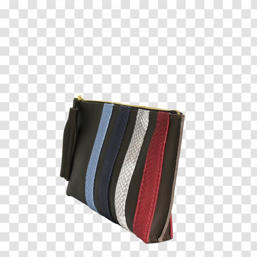 Coin Purse Wallet Handbag - Wristlet - Brown Stripes Transparent PNG