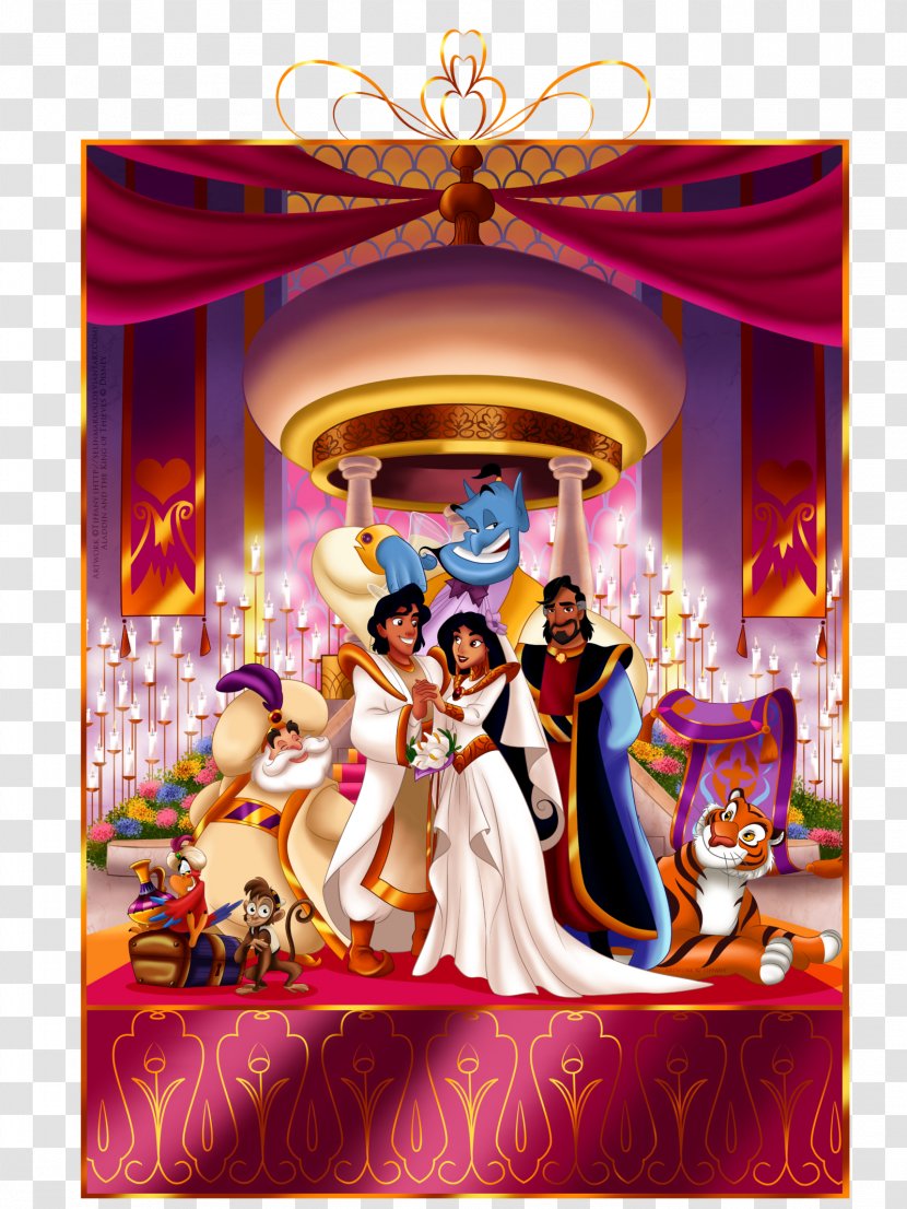 Princess Jasmine Jafar Cassim Aladdin Disney - Recreation Transparent PNG